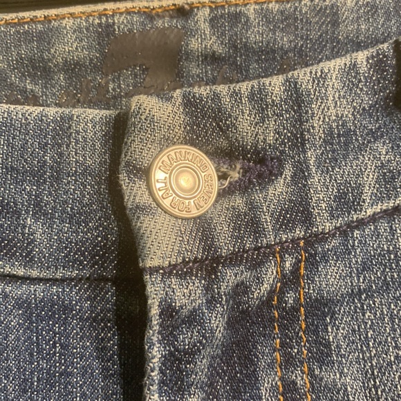 7 for all mankind Swarovski crystal ‘A’ pocket boot cut jeans - Picture 6 of 10